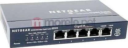 Šakotuvas Netatmo Netgear Switch GS105GE Nevaldomas, Stalinis kompiuteris, 1 Gbps (RJ-45) jungtys kiekis 5, Maitinimo tipas Išorinis