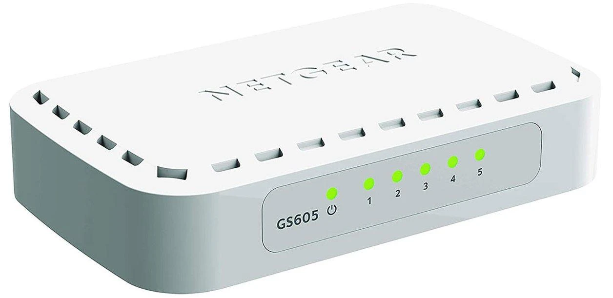 Šakotuvas Netatmo Netgear Switch GS605 Nevaldomas, Stalinis kompiuteris, 1 Gbps (RJ-45) jungtys kiekis 5, Maitinimo tipas Vienvietis