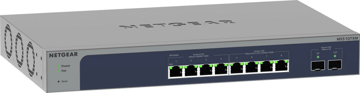 Šakotuvas Jungiklis NETGEAR MS510TXUP-100EUS
