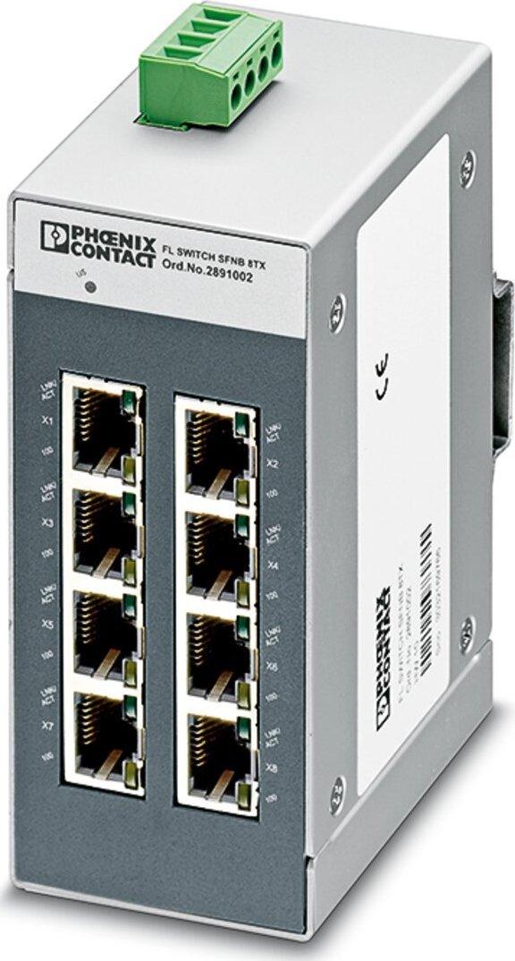 Šakotuvas Jungiklis Phoenix Contact FL Switch SFNB 8TX (2891002)