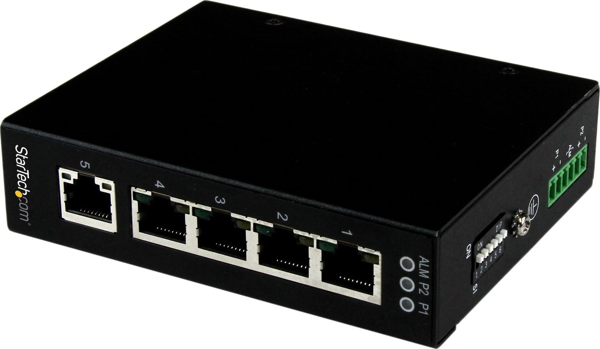 Šakotuvas StarTech 5PT INDUSTRIAL GIGABIT SWITCH - GIGABIT NETWORK SWITCH