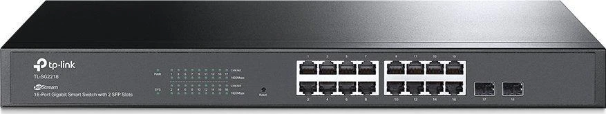 Šakotuvas TP-Link Omada SG2218 tinklo komutatorius Valdomas L2/L2+ Gigabit Ethernet (10/100/1000) 1U Juoda