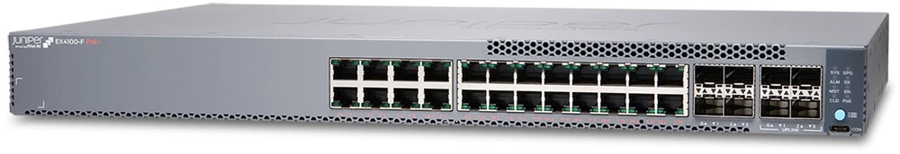 Šakotuvas Juniper Networks EX4100-F-24P komutatorius (EX4100-F-24P)