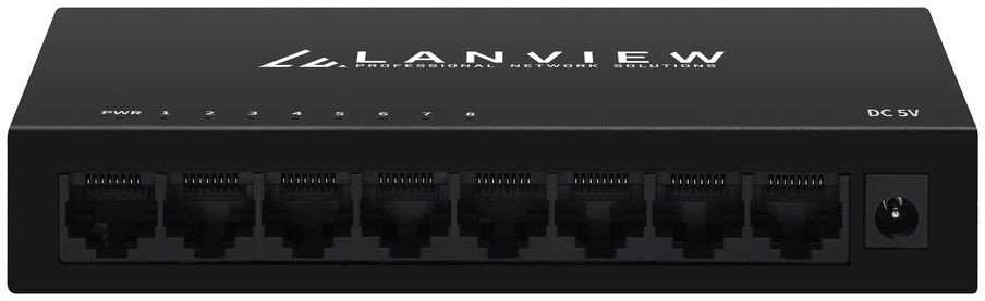Šakotuvas Switch Lanview LVN-DESK-8PORT-1G bez kategorii