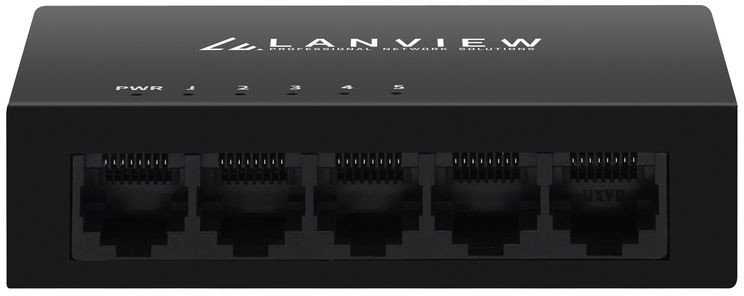 Šakotuvas Switch Lanview Unmanaged 5 port (Unmanaged 5 port Switch)