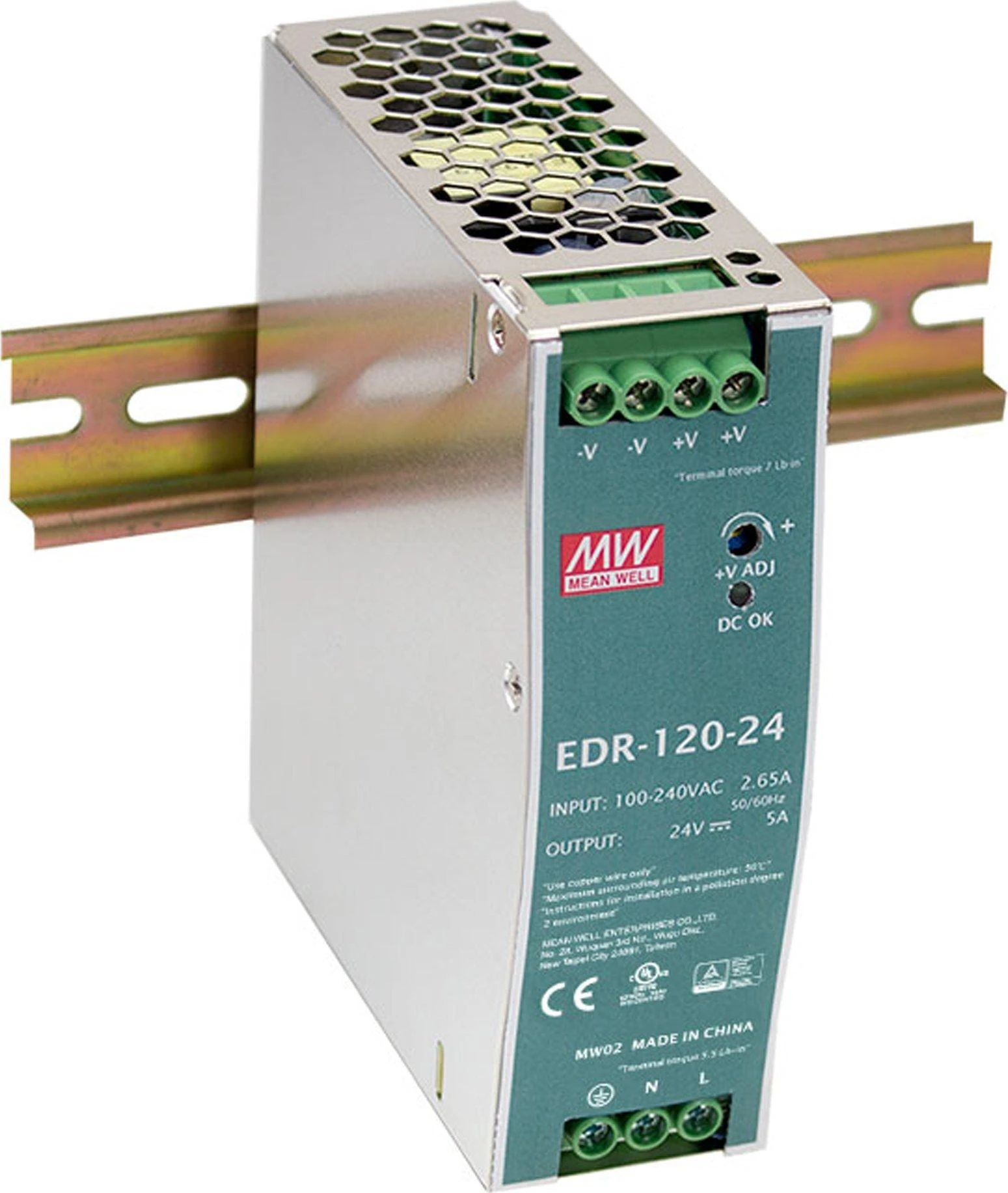 Carruzzo LevelOne POW-4841 maitinimo blokas 120 W Mėtų spalva, Sidabras