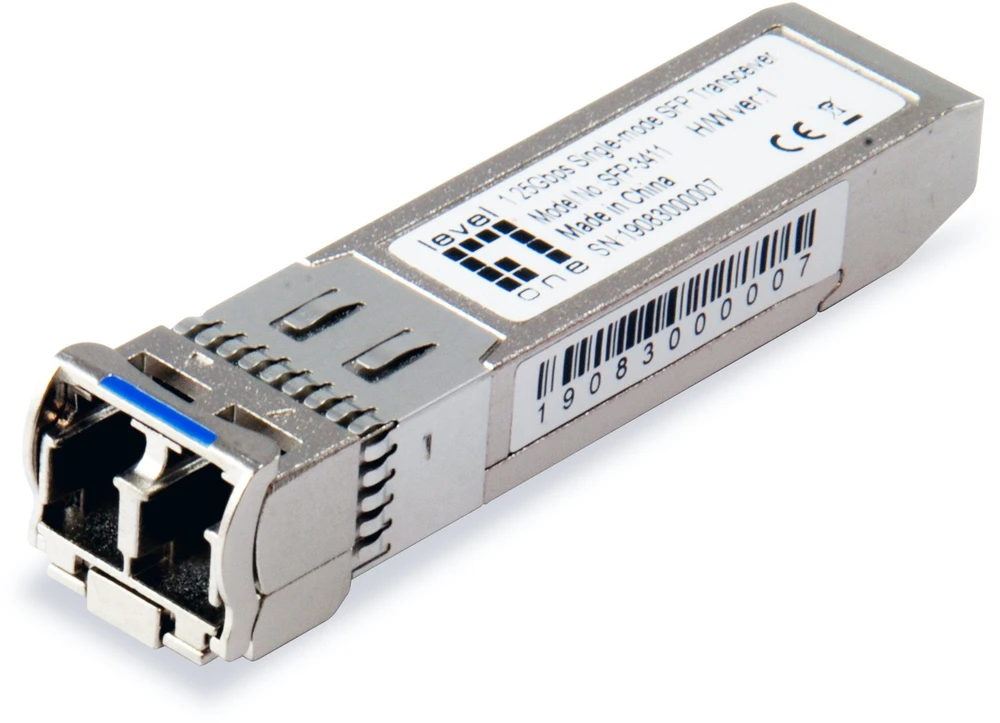 Šakotuvas Level One LevelOne modulis SFP LevelOne SFP-3411 tinklo relių modulis Šviesolaidis 1250 Mbit/s 1310 nm