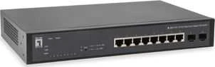 Šakotuvas Level One Carruzzo LevelOne GEP-1051 tinklo komutatorius Valdomas L2/L3/L4 Gigabit Ethernet (10/100/1000) Maitinimas per Eternetą (PoE) Juoda