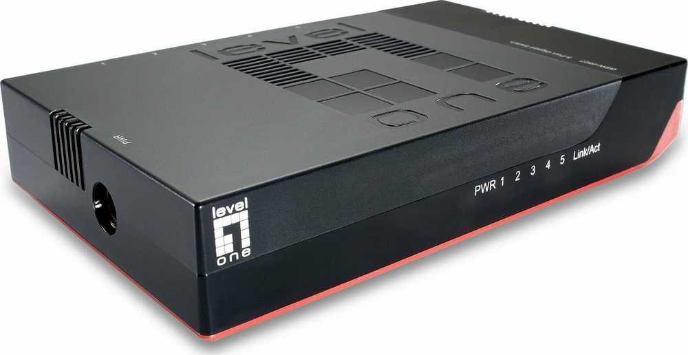 Šakotuvas Level One Pirmo lygio GSW-0507 5 prievadų Gigabit jungiklis