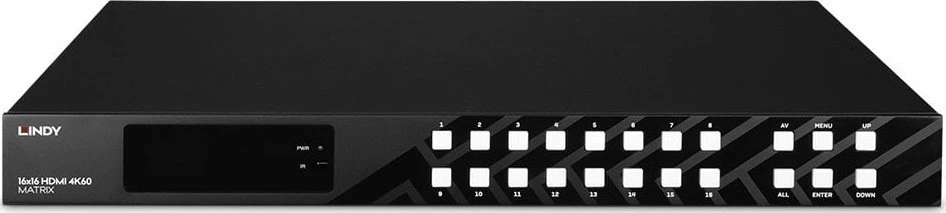 AV Matrix Jungiklis - LINDY 16x16 HDMI 4K60 Matrica 18Gbps, ARC, Dolby Vision