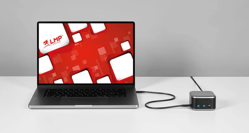 Šakotuvas LMP „PowerDock“ USB-C stotis / replikatorius (25189)
