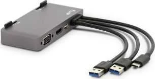 Šakotuvas LMP USB-C stotis / replikatorius (LMP-USBC-ATT-DOCK-SG)