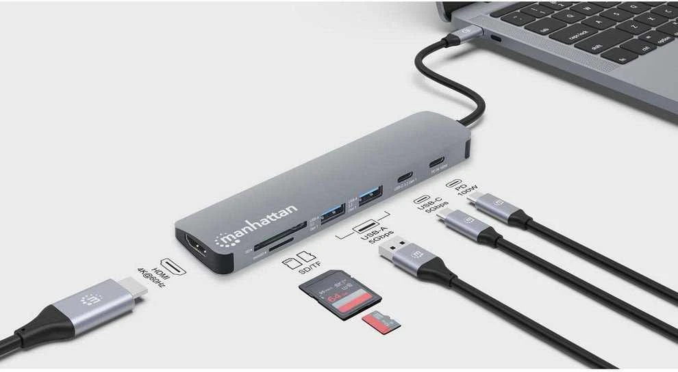 Stacja/replikator Manhattan 190442 USB-C