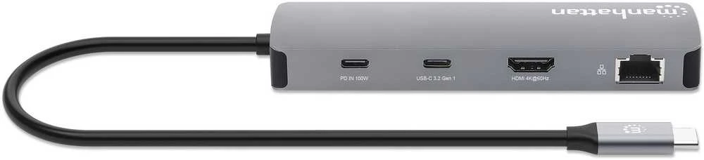 Manhattan Station/Replicator Manhattan 190459 doko stotelė Laidinis USB 3.2 Gen 1 (3.1 Gen 1) Type-C Ball