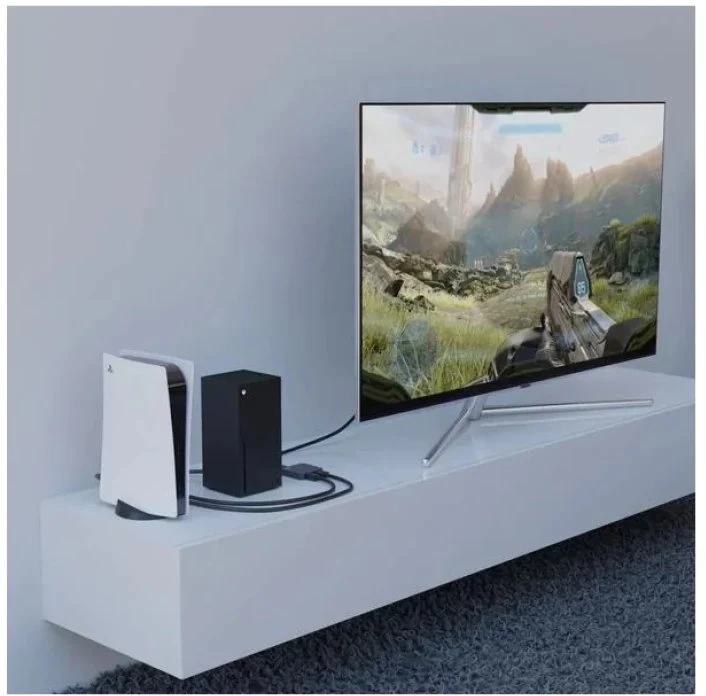 „Marmitek Connect 720 8K60“ ir „4K120 2.1 HDMI“ jungiklis
