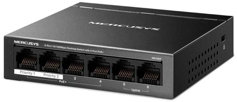 Šakotuvas TP-Link Mercusys MS106P