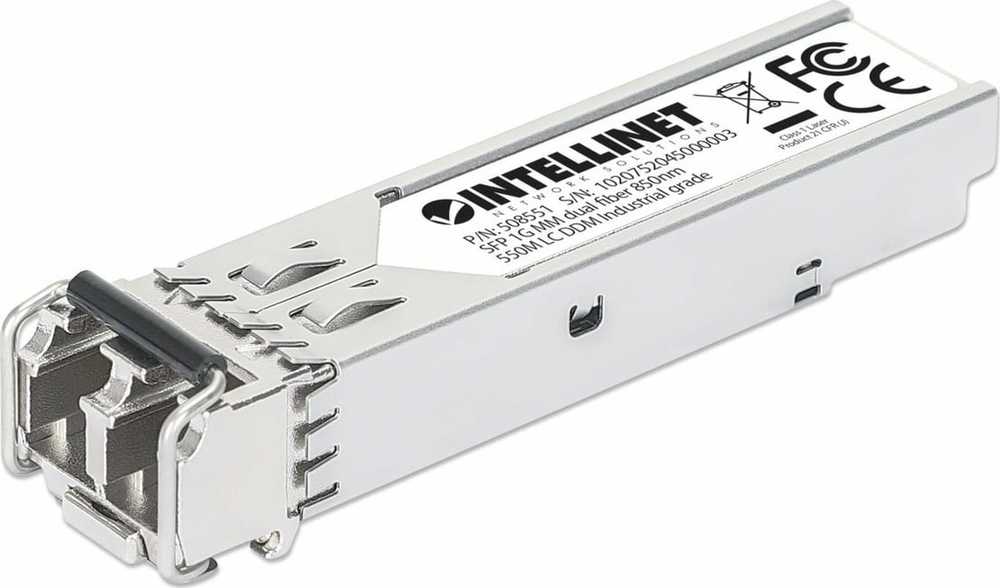 Modulis SFP Intellinet Network Solutions INTELLINET Mini-GBIC 1GBase-SX LC MM 550m MSA-Konform