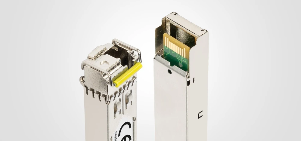 Šakotuvas Modulis SFP Lanberg Światłowodowy SFP do 2KM 1GB/S 1310NM LC/UPC gigabit SINGLE MODE (SFP1-SM-LU-1-02)