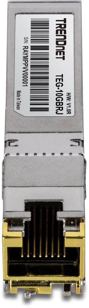 Šakotuvas Modulis SFP TRENDnet Przekaźników sieciowych miedź 10000 Mbit/s RJ-45 (TEG-10GBRJ/2)