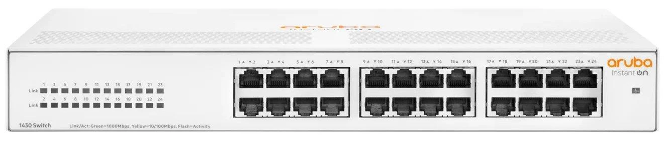 Šakotuvas Hewlett Packard (HP) HPE Aruba ION 1430 24G jungiklis