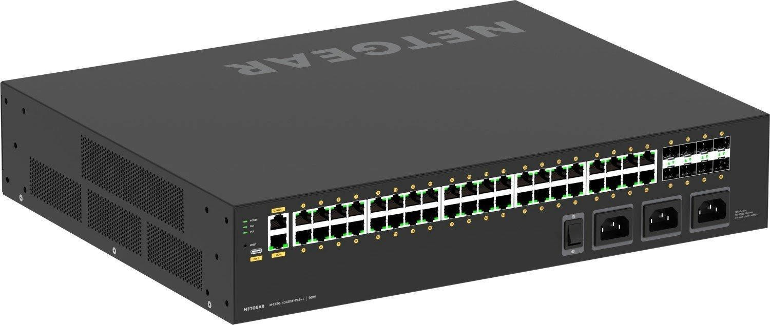 Šakotuvas „Netgear“ komutatorius GSM4248UX (GSM4248UX-100EUS) (GSM4248UX100EUS)