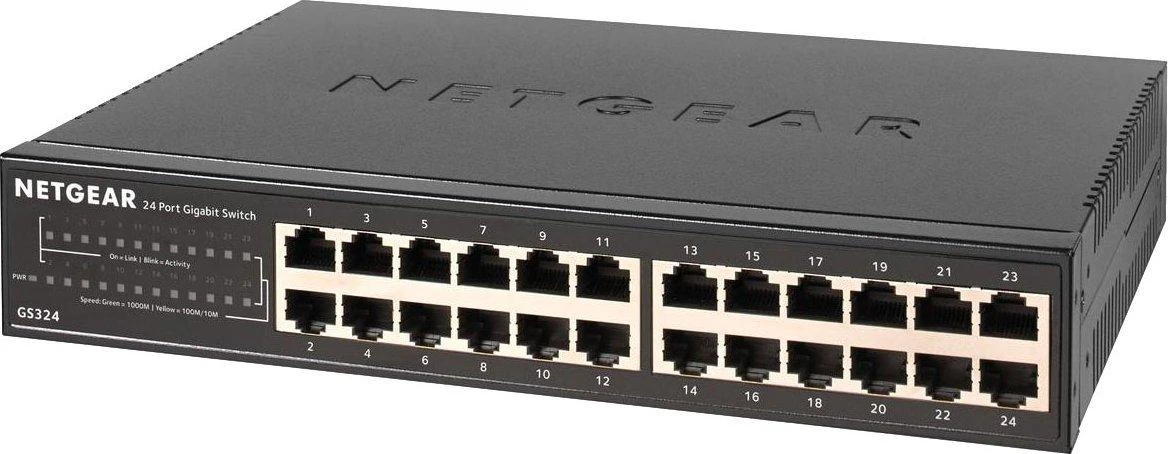 Šakotuvas NETGEAR 24PT GE nevaldomas jungiklis