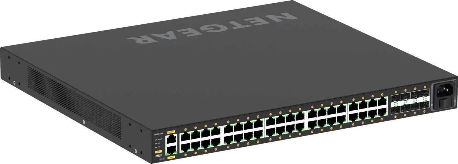 Šakotuvas „Netgear“ jungiklis GSM4248PX (GSM4248PX-100EUS) (GSM4248PX100EUS)