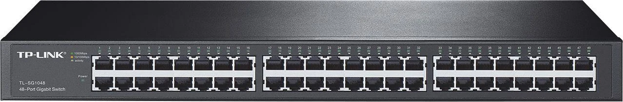 Šakotuvas TP-Link 48-PORT 1G UNMANAGED SWITCH - 48 1G RJ45 STEEL CASE