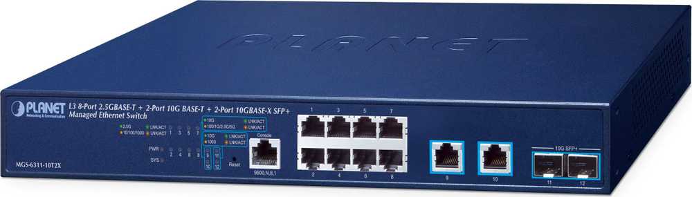 Šakotuvas Switch Planet MGS-6311-10T2X