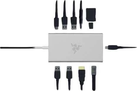 Razer USB-C dokas su jungčių komplektu