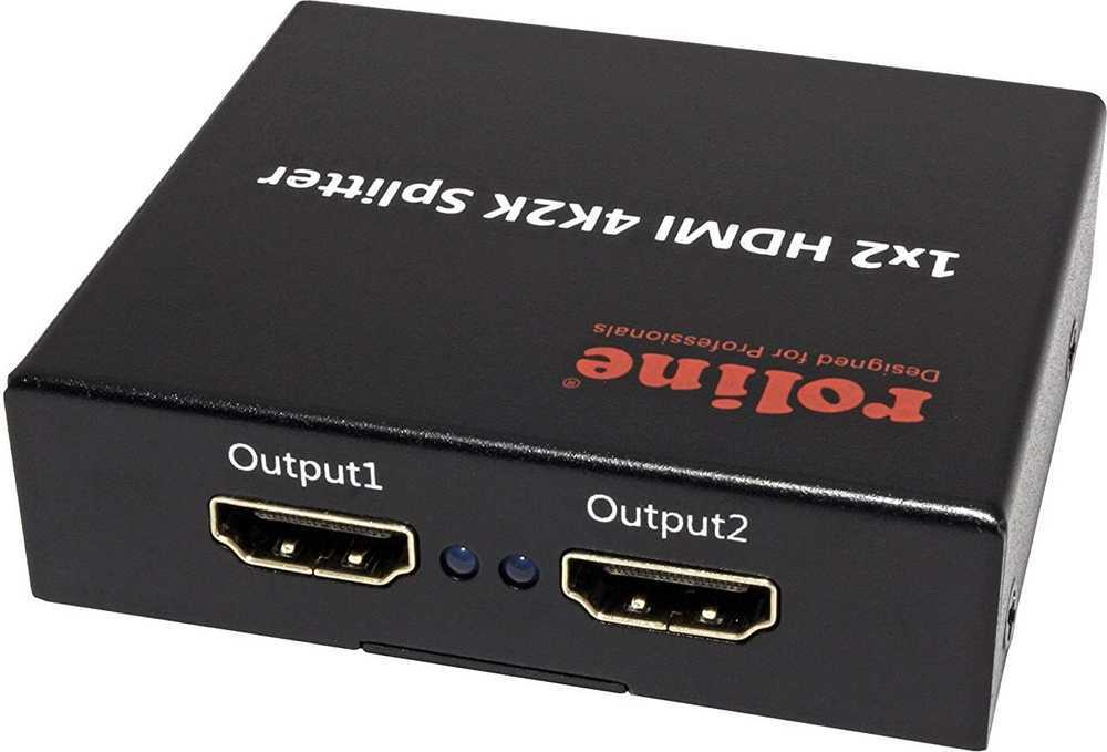 Šakotuvas „Roline Splitter“ – 2 x HDMI (14.01.3555)