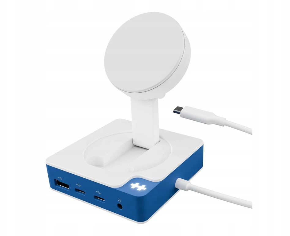 Targus „Hyper HyperDrive Flex MagCharge“ USB-C šakotuvas, Baltas/Mėlyna | HD8100BUGL | HDMI jungtys kiekis: 1