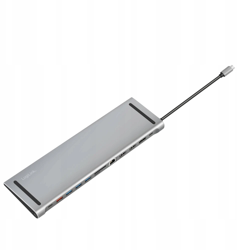LogiLink Doko stotelė usb3.2 ,usb-c,12-portów, pd