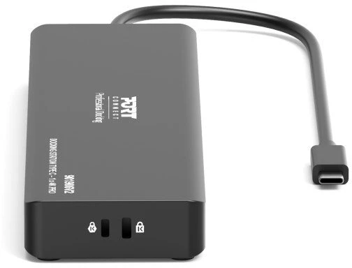 Šakotuvas Stotis/replikatorius Port Designs PORT Connect Mobilioji dokavimo stotis 1 x 4K USB-C 9 įrenginiams 100 W (901906V2)