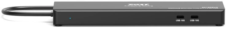 Šakotuvas Stotis/replikatorius Port Designs PORT Connect Mobilioji dokavimo stotis 1 x 4K USB-C 9 įrenginiams 100 W (901906V2)