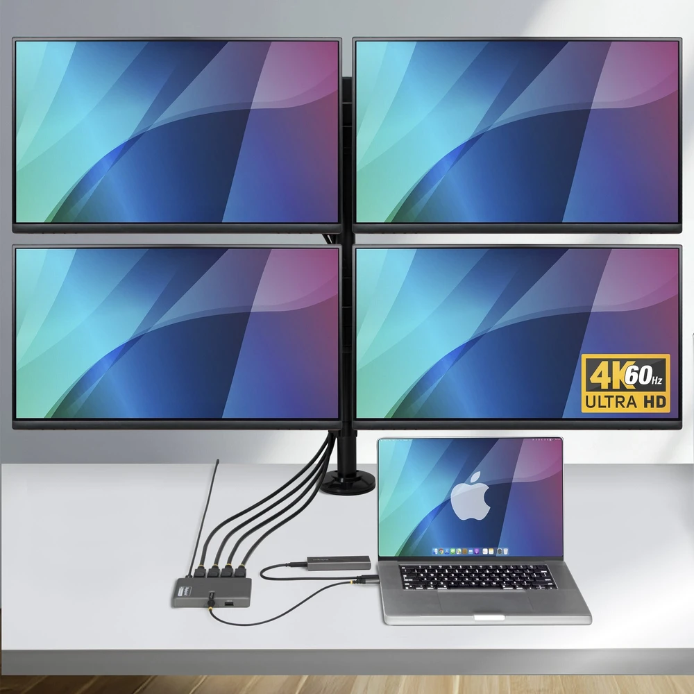 Stacja/replikator StarTech USB-C (QUAD-USB-DP-ADAPT)