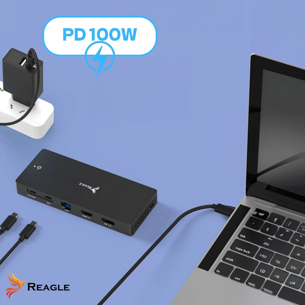 Šakotuvas Stotis / replikatorius Triton REAGLE USB-C (RHUB93C)
