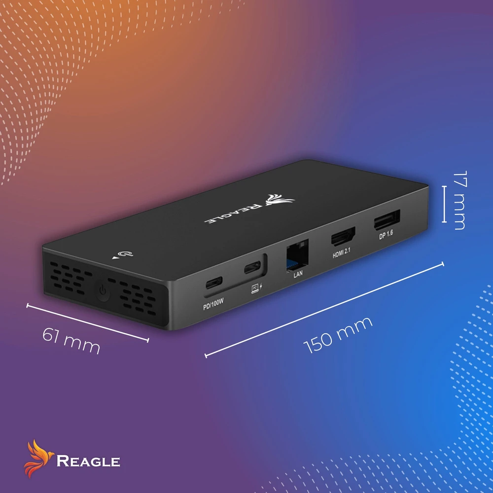 Šakotuvas Stotis / replikatorius Triton REAGLE USB-C (RHUB93C)