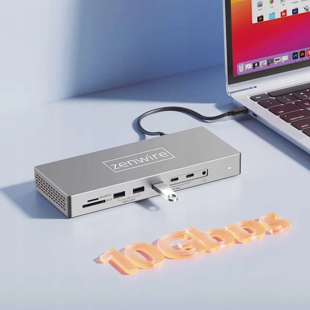 Šakotuvas Stotelė/replikatorius Zenwire BS-HD1601 USB-C (C402-98775)