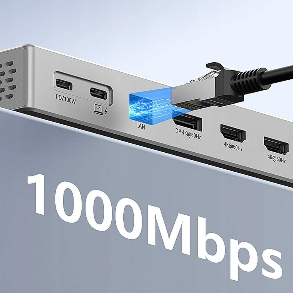 Šakotuvas Stotelė/replikatorius Zenwire BS-HD1601 USB-C (C402-98775)
