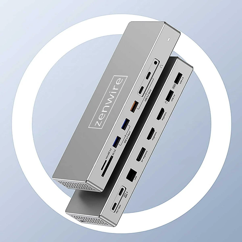 Šakotuvas Stotelė/replikatorius Zenwire BS-HD1601 USB-C (C402-98775)