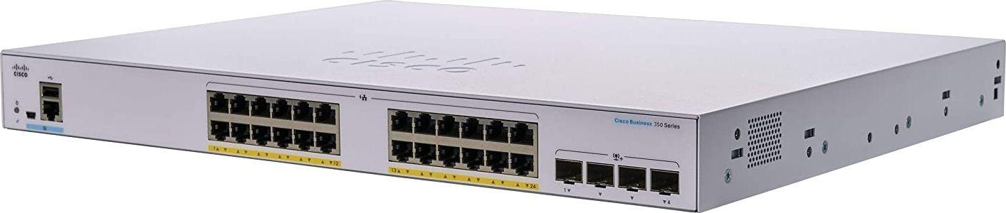 Šakotuvas Komutatorius Cisco CBS350-24FP-4G-EU
