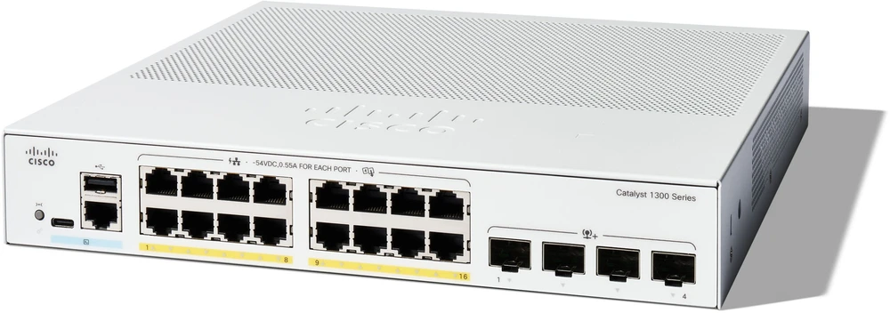 Šakotuvas Cisco Catalyst C1300-16P-4X