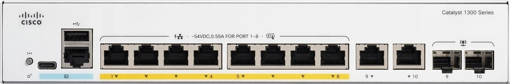 Šakotuvas Switch Cisco C1300-8FP-2G-RF