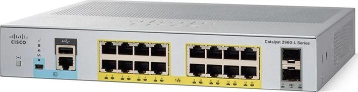Šakotuvas Jungiklis Cisco C1000-16P-2G-L