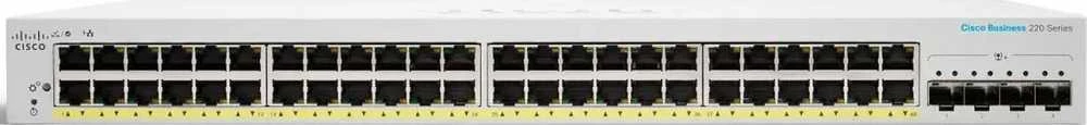 Šakotuvas Cisco CBS220 SMART 48-PORT GE 4X1G - SFP