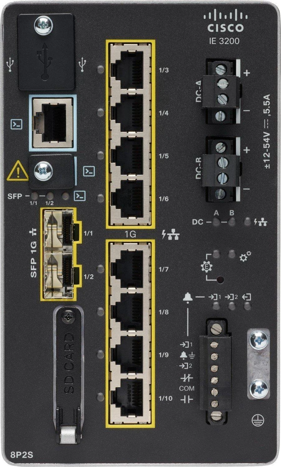 Šakotuvas Cisco „CATALYST IE3200 RUGGED“ SERIJA – FIKSUOTA SISTEMA POE NE