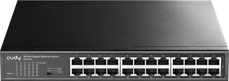Šakotuvas Komutatorius - Cudy GS1024 24 Prievadų 48 Gbit/s Juodas