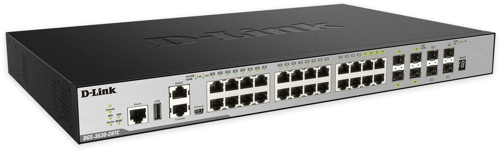 Šakotuvas Switch D-Link DGS-3630-28TC (DGS-3630-28TC/SI/E)