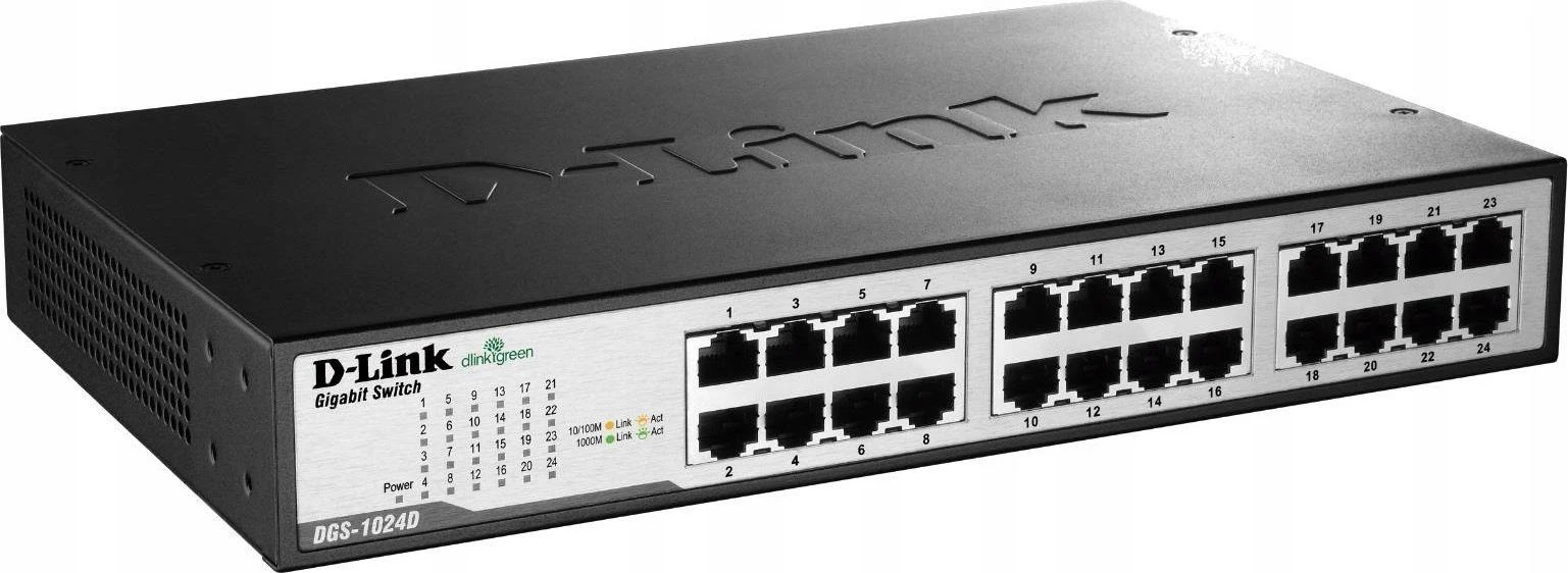 Šakotuvas D-Link DGS-1024D Ne-valdomas